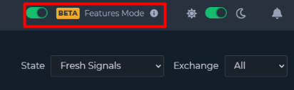 How to activate the Beta Features Mode