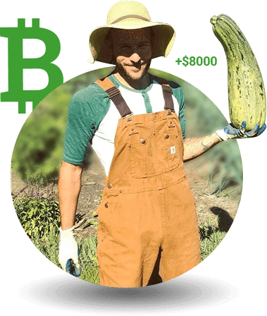 Bernhard Wagner image with bitcoin