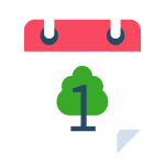 Plant a tree - 1 month 1 three - icon
