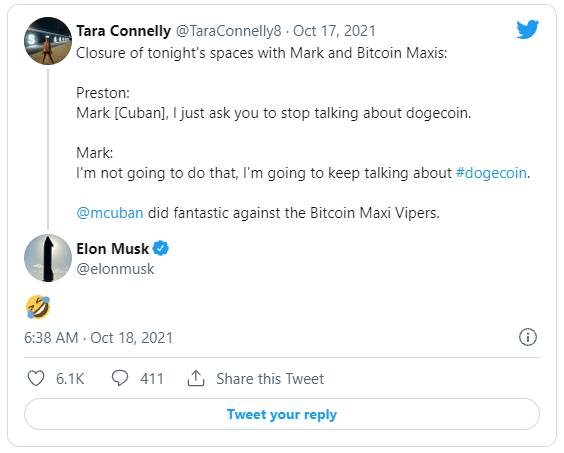 Elon reply on tweet