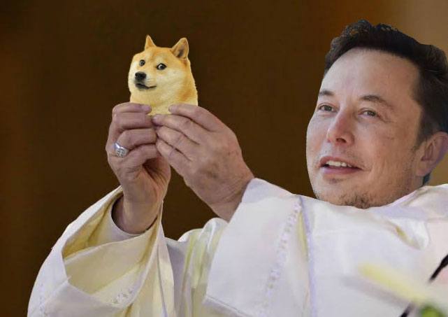Elon Musk with Doge