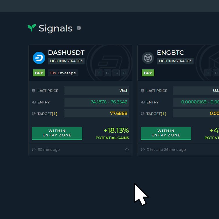 Copy trading inside PF