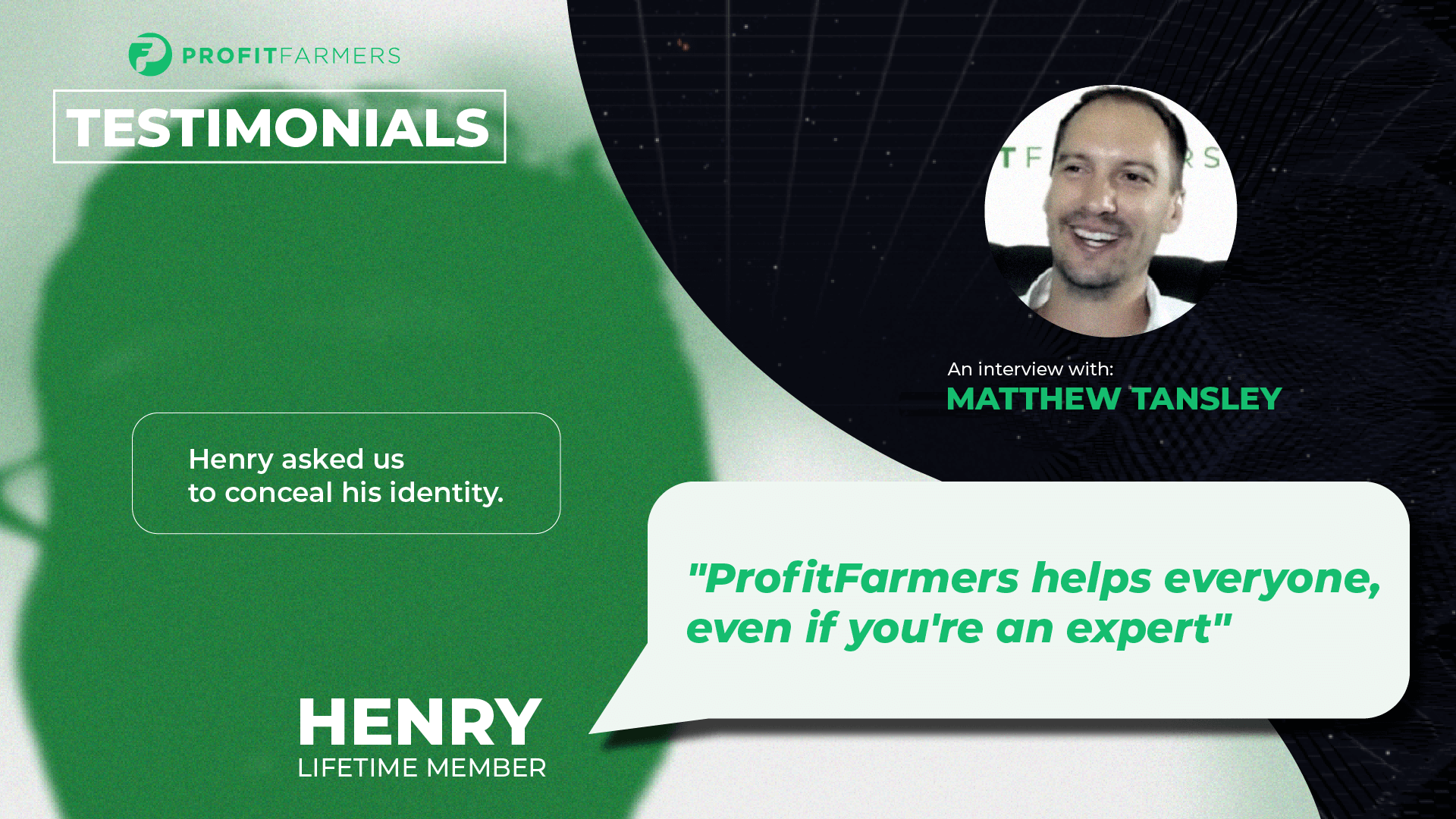 ProfitFarmers Lifetime Member Review and Interview with Henry